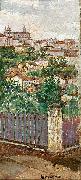 Henrique Bernardelli Landscape of Ouro Preto oil painting on canvas